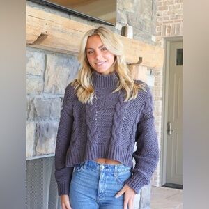 Simply Southern NWT Chunky Cable Knit Sweater